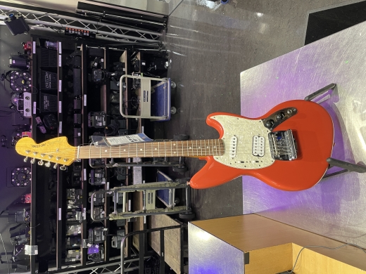 Store Special Product - Fender - Kurt Cobain Jag-Stang, Rosewood Fingerboard - Fiesta Red