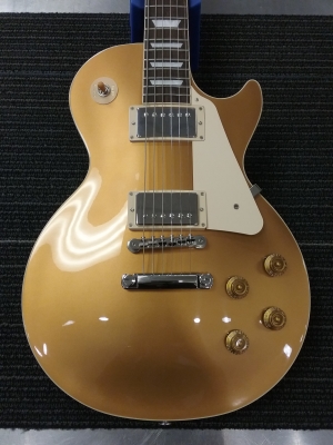 Store Special Product - GIBSON LP STANDARD 50S PLAIN GOLD TOP W/CS