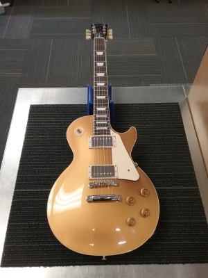 Store Special Product - GIBSON LP STANDARD 50S PLAIN GOLD TOP W/CS