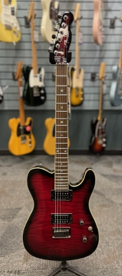 Store Special Product - Fender Special Edition Custom Telecaster FMT HH - Black Cherry Burst