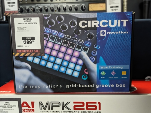 Store Special Product - Novation - CIRCUIT PAD BASED GROOVE BO