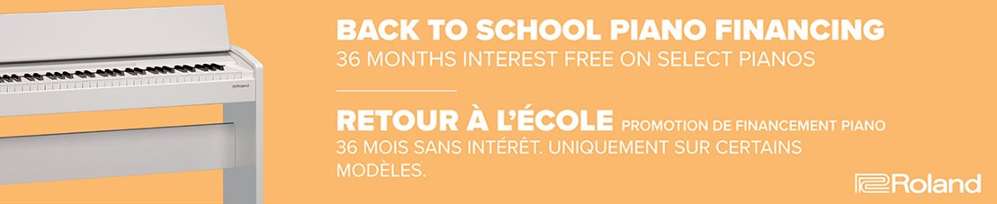 Roland Back to School Financing Promotion Roland Back to School Financing Promotion