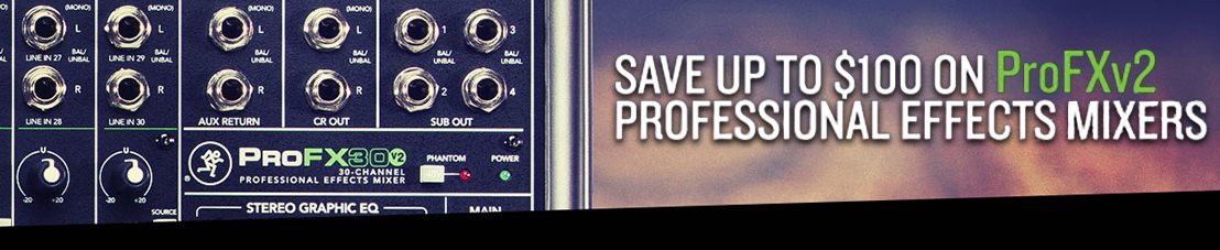 Mackie ProFXv2 Rebate Mackie ProFXv2 Rebate