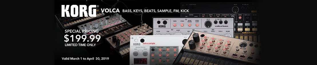 Korg Volca - Special Pricing! Korg Volca - Special Pricing!