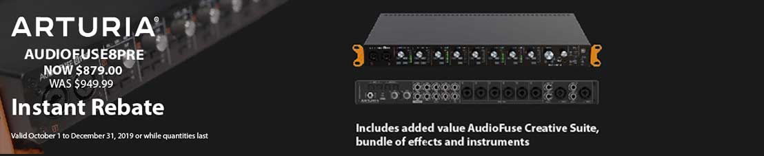 Arturia AudioFuse 8PRE Promo Arturia AudioFuse 8PRE Promo